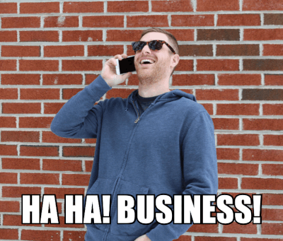 haha business dan cell phone