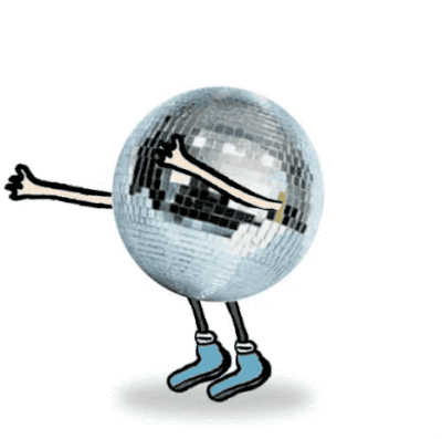 happy disco ball